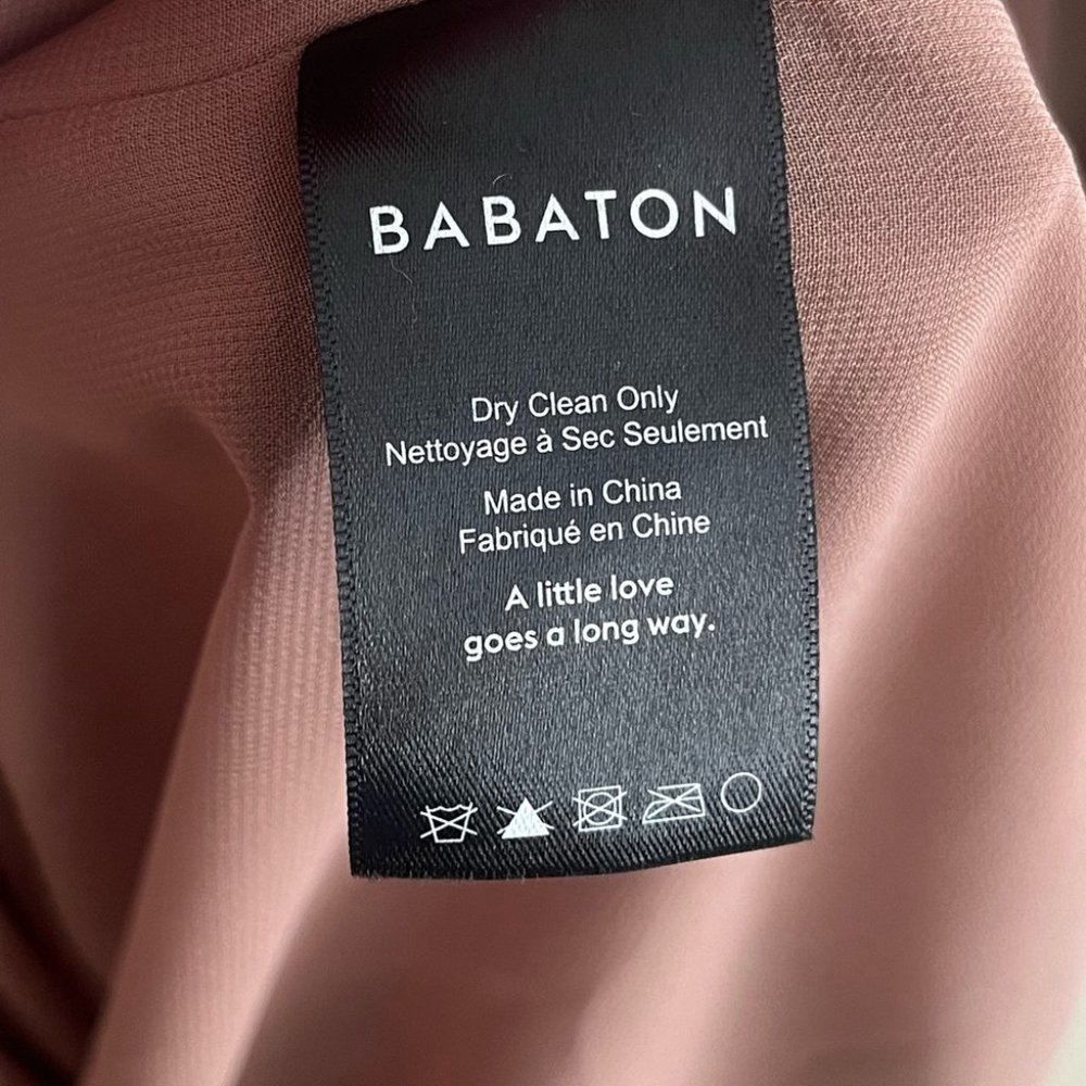 Aritzia Babaton Tadao Taupe Midi Longsleeve  Dress - Picture 8 of 10